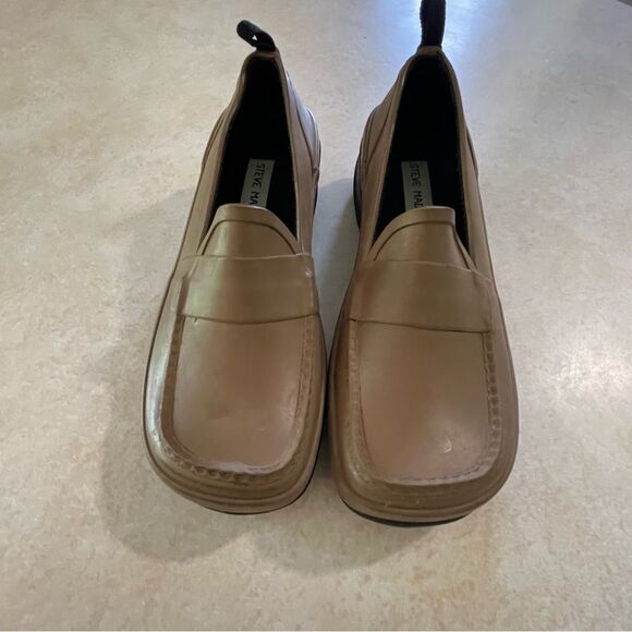 Steve Madden chunky retro Y2K loafers size 6.5 rubber water shoes - Picture 2 of 7